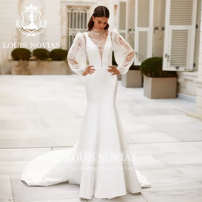 Modiis-Robe de mariée sirène avec veste