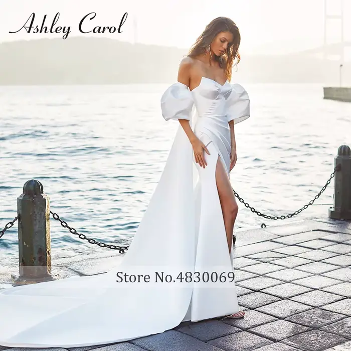 Ashley Carol – robe De mariée sirène en Satin