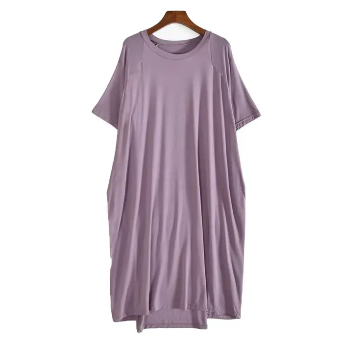 Robe longue d'été en modal pour femmes