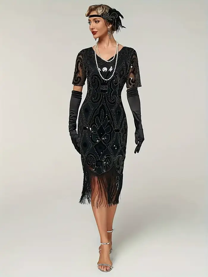 Robe mi-longue pour femme