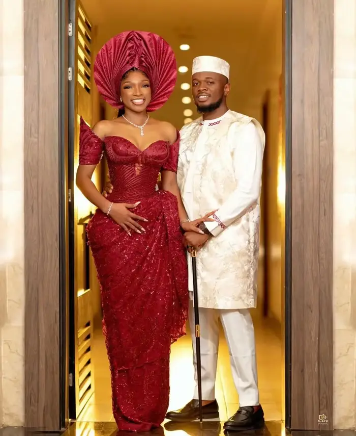 Robe de bal sirène Aso Ebi luxueuse