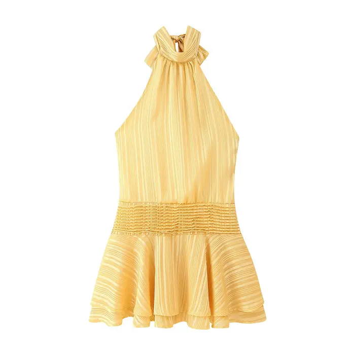 Robe mini élégante en soie mousseline collicou patchwork sans manches pour femmes soirées cocktails occasions spéciales
