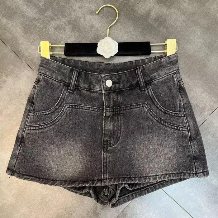 Mini-robe en jean pour femme