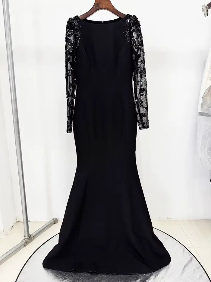 HIGH STREET Nouvelle Collection 2026 Robe Longue de Soirée Designer pour Femme