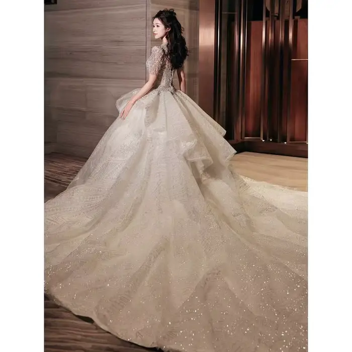 Robe de mariée princesse style français
