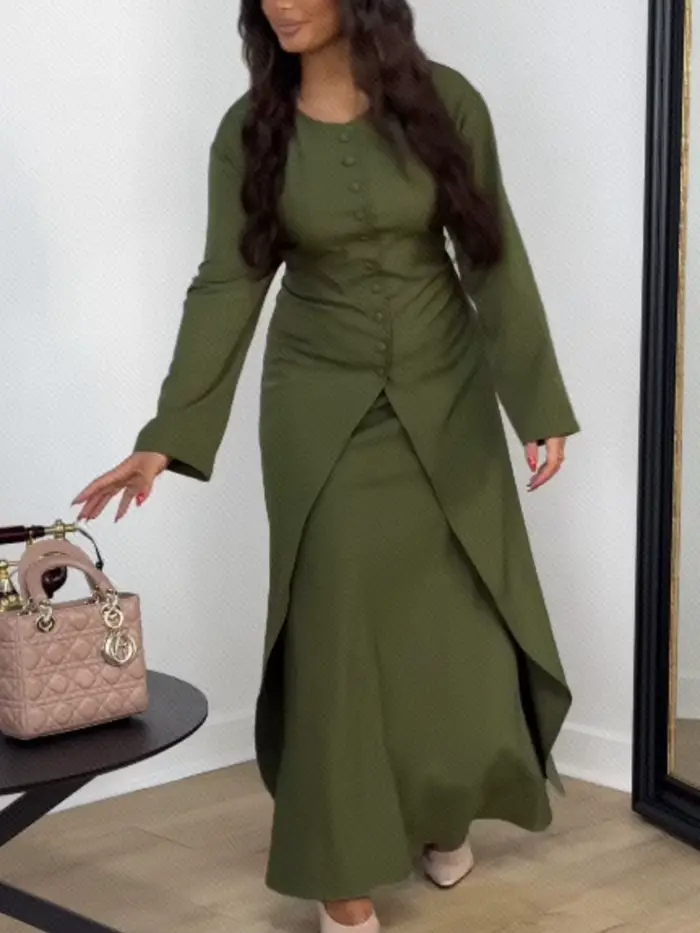 Robe de soirée en Satin pour femmes musulmanes
