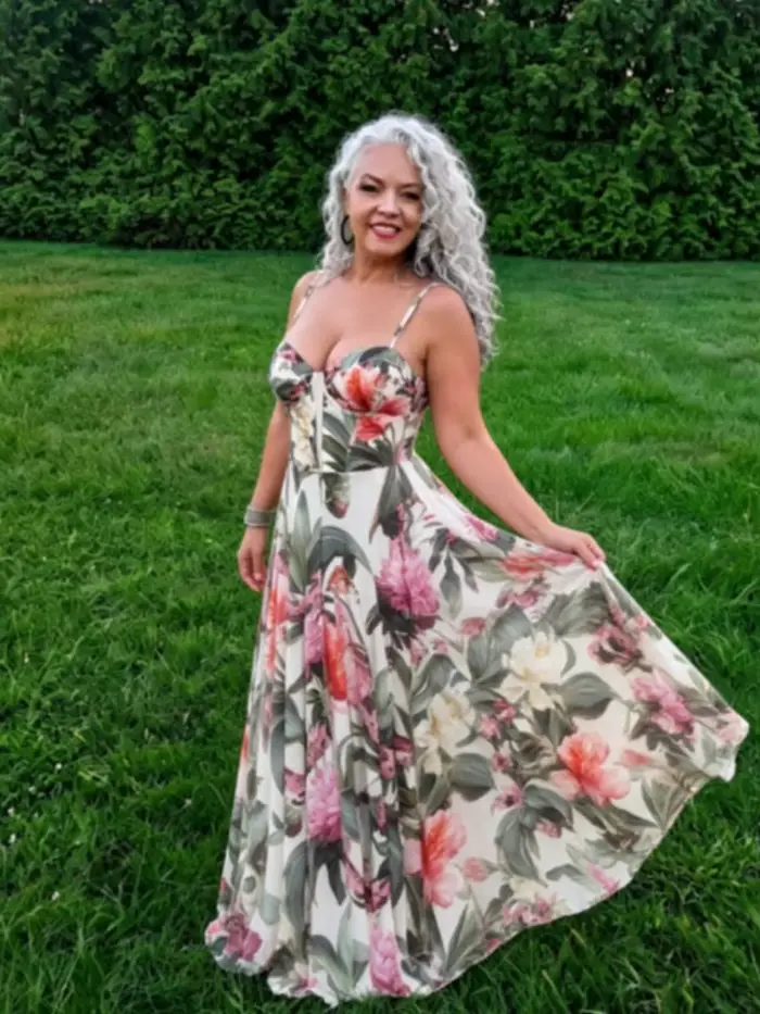 Robe longue de vacances pour femme