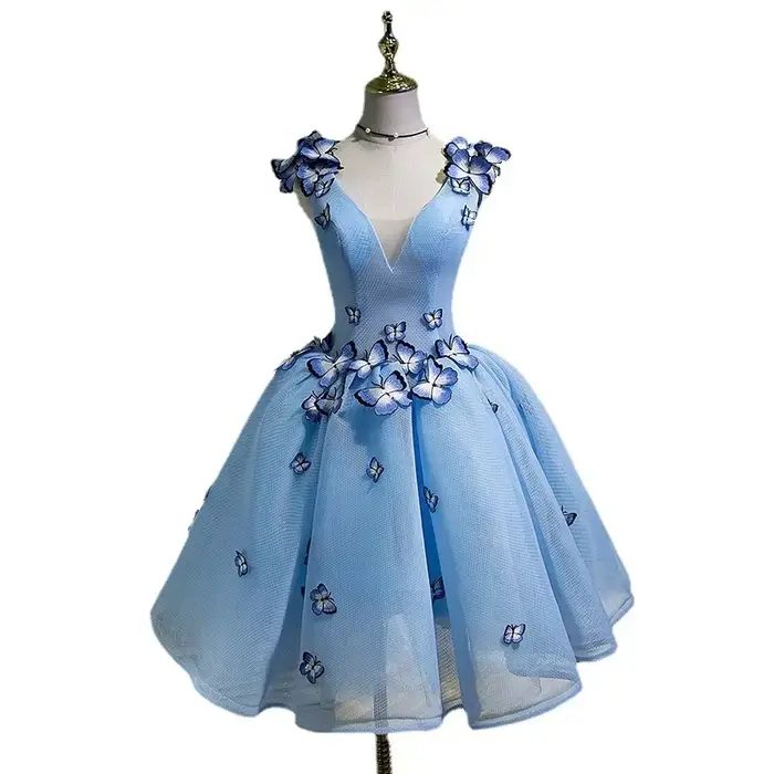 Femmes robes robe 3D papillon conception