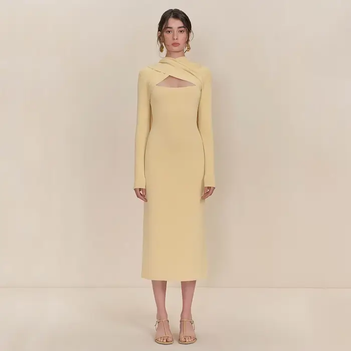 Robe de cocktail mi-longue 2 pièces, fendue sur le côté, longueur thé, colonne, robes de soirée formelles avec veste, manches longues, robes de soirée pour femmes