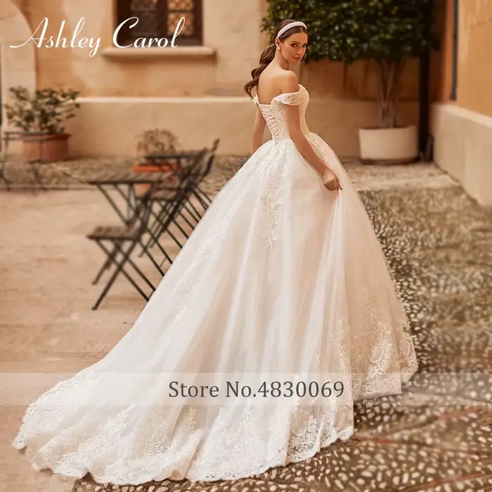 Ashley Carol princesse Robe De mariée