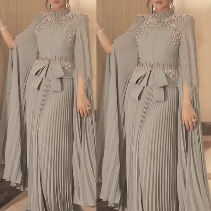 Robes de soirée gris pour la mère de la mariée 2026