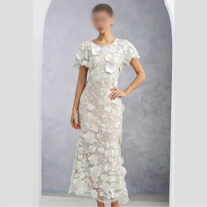 Robe de soirée de mariage personnalisée et exquise pour banquet