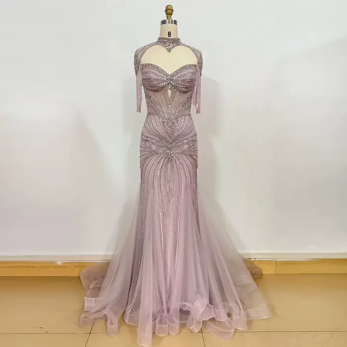 Robe de soirée sirène élégante pour femmes