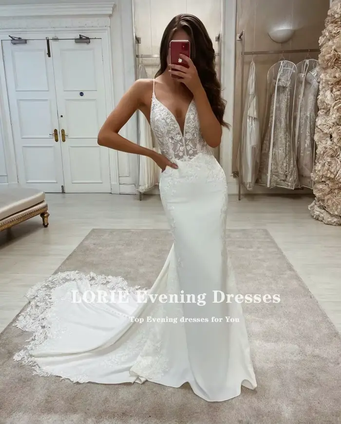 Robe de Mariée Sirène Boho en Dentelle
