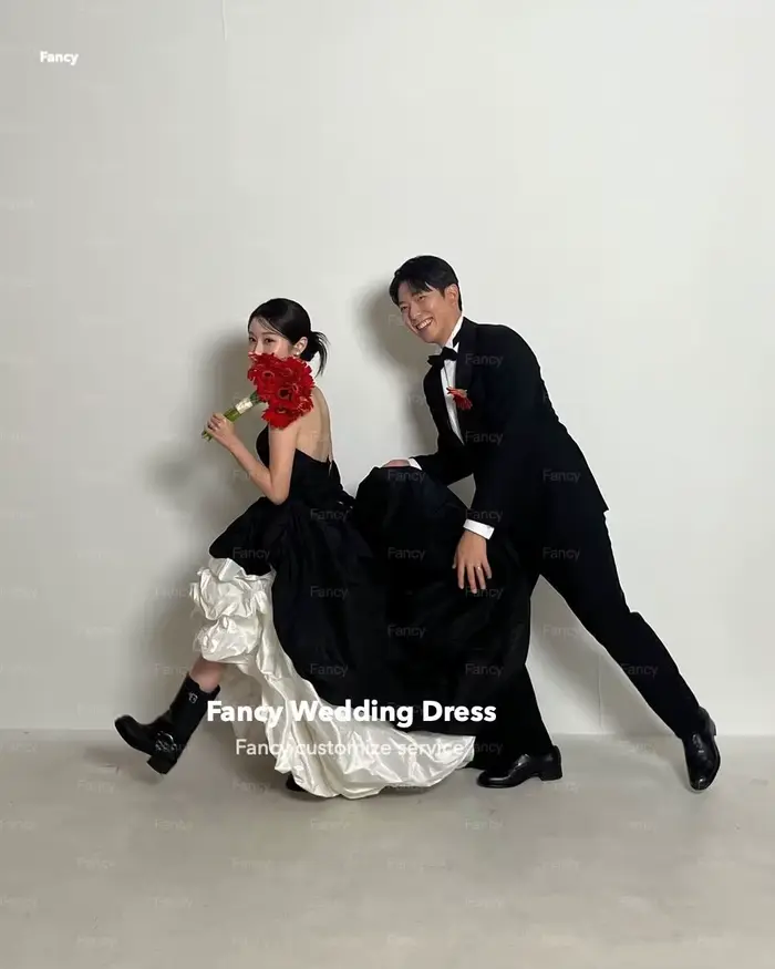 Robe de mariée fantaisie coréenne