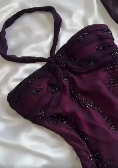 Robe de bal exquise Oisslec en satiné avec train de balayage pour femmes occasions spéciales