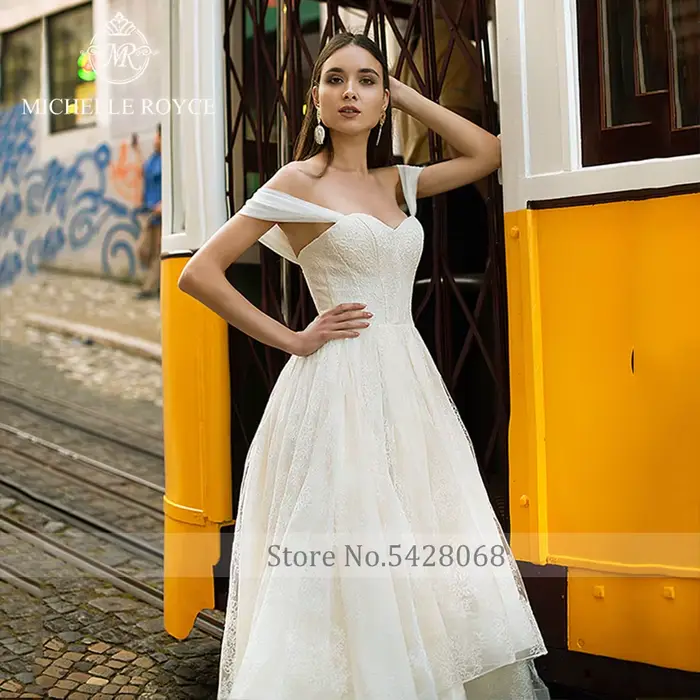 Michelle Royce-Robes de mariée A-Line pour femmes