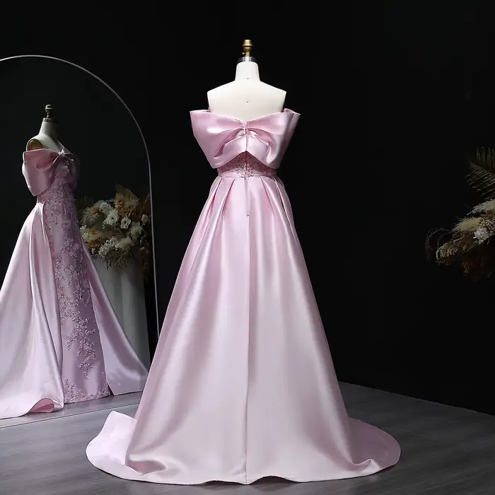 Robe de soirée élégante Sharon Said à épaules dénudées