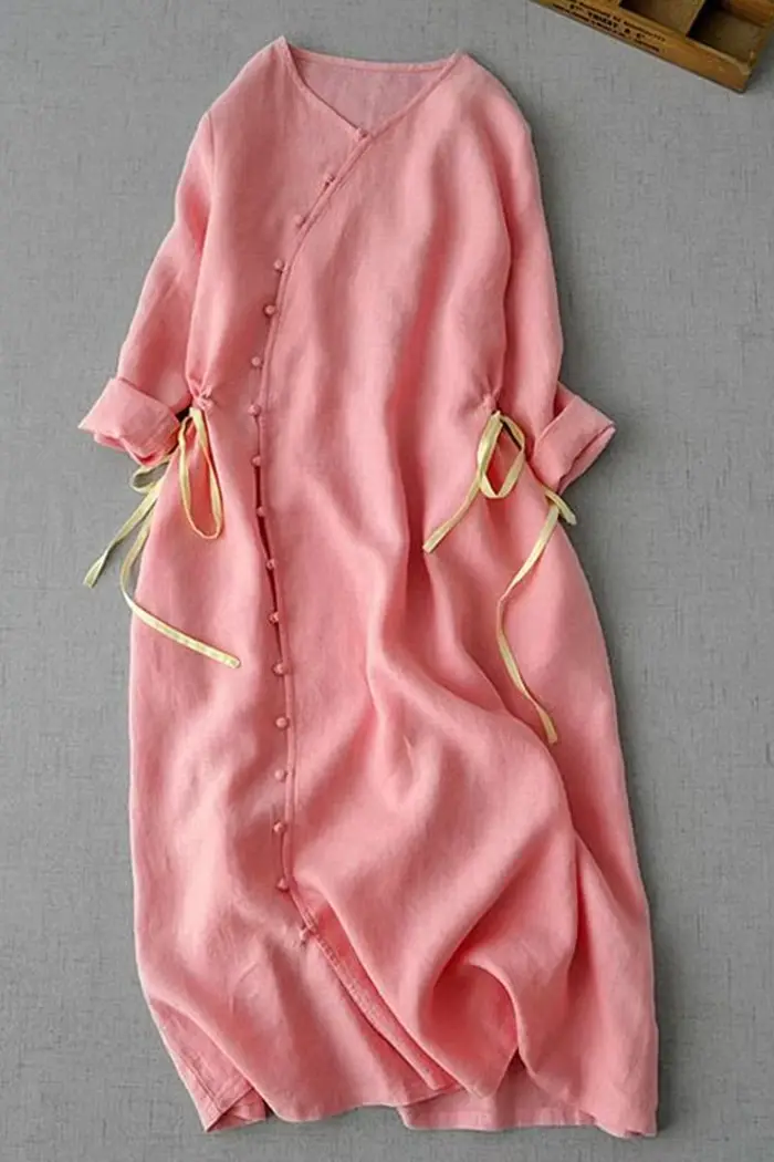 Robe en lin pour femmes