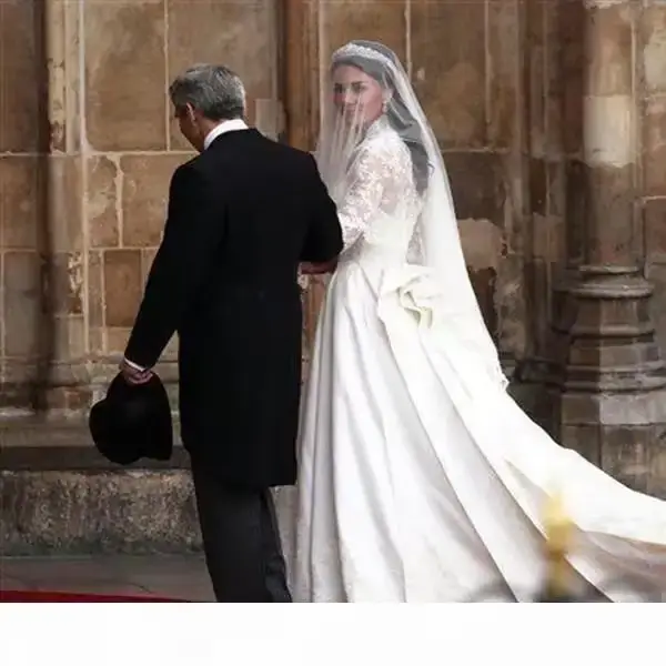 Robe de Mariée Blanche Trapèze Personnalisée