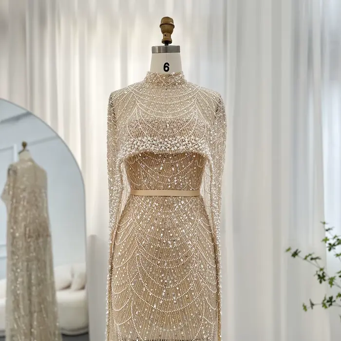 Robe de soirée sirène Sharon Said de luxe avec perles