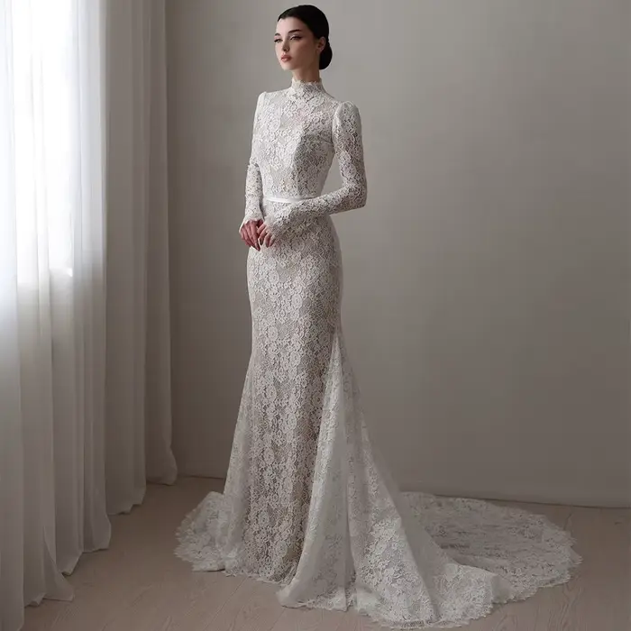 Robe de mariée arabe personnalisée