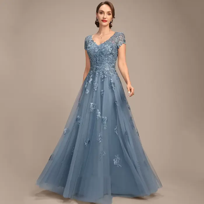 Robes de mariée sans bretelles à manches courtes pour femmes, robes de soirée de mariage d'été, nouv
