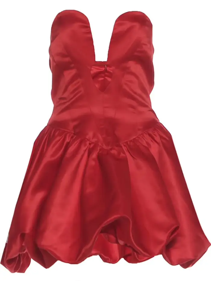 Robe longue en tricot contrasté pour femmes