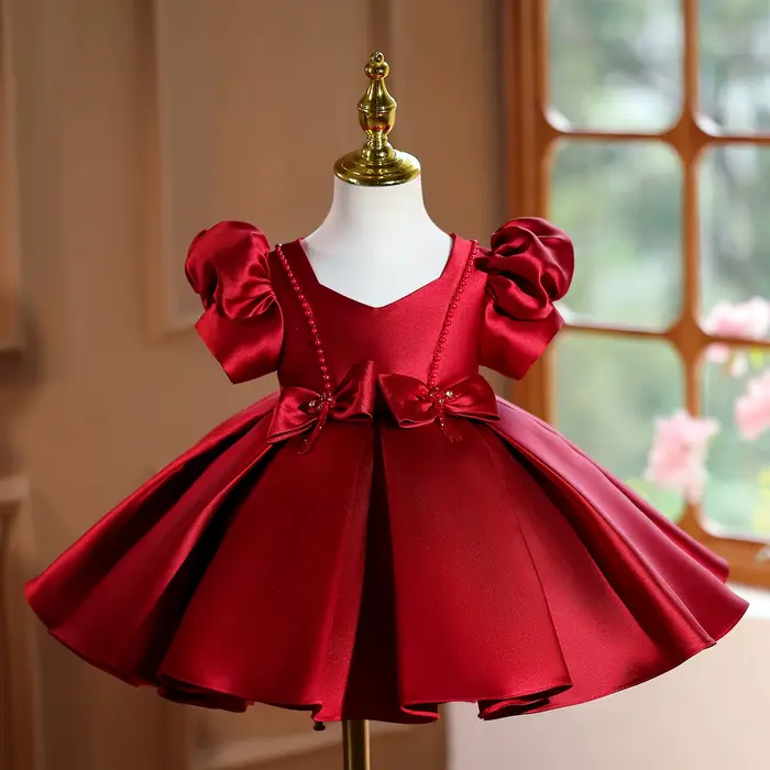 Robe pour filles, spectacle de concours d'hôte, réception de Piano, robes formelles de soirée, robe 