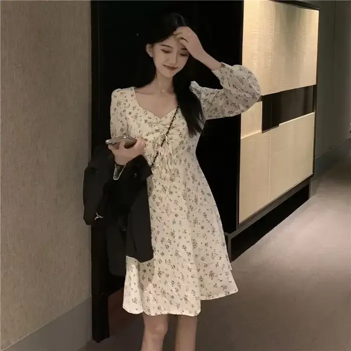 Robe à imprimé Floral pour femmes