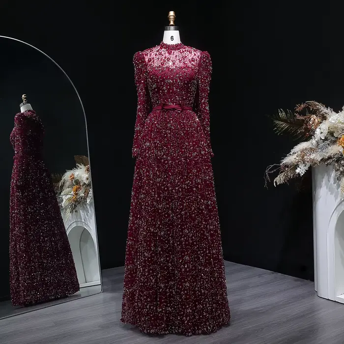 Robe de soirée Sharon Said rose de luxe avec fleurs 3D et nœud papillon pour femmes occasions formelles soirées de gala