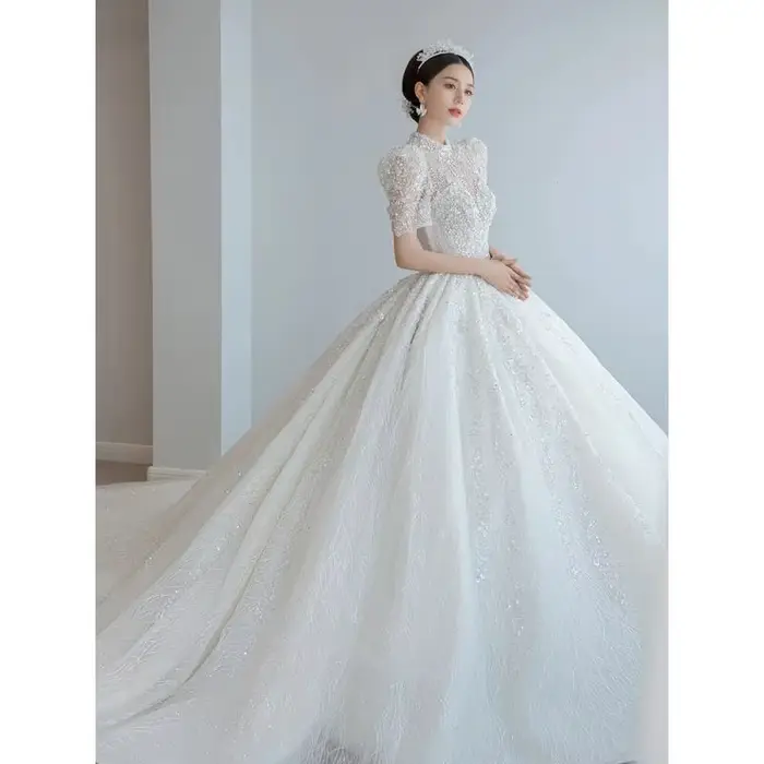 Robe de mariée princesse française