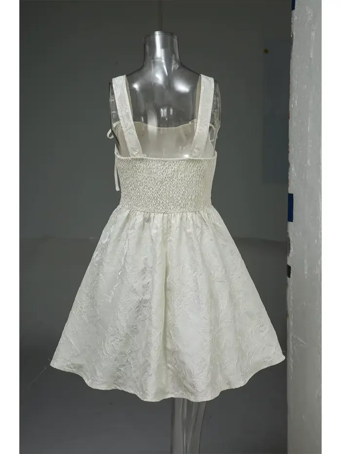 Nouvelle Robe Mini de Soirée Blanche pour Femme