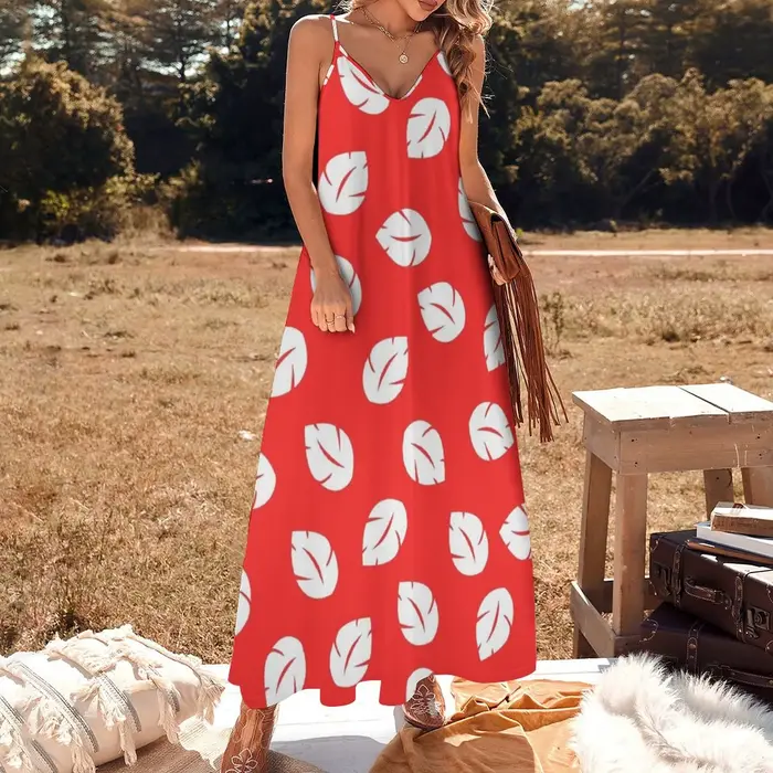Robe en fibre polyester décontractée pour femmes enceintes col en V sans manches à la mode pour les occasions estivales