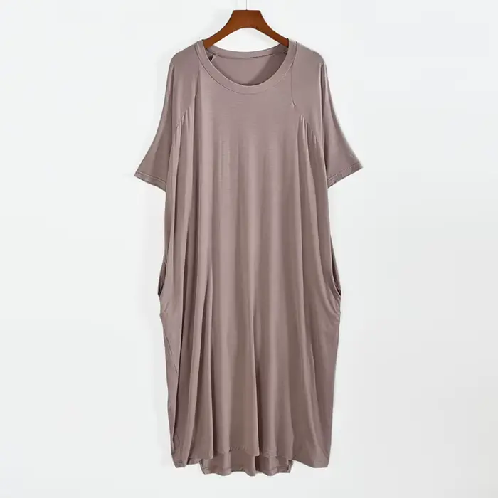 Robe longue d'été en modal pour femmes