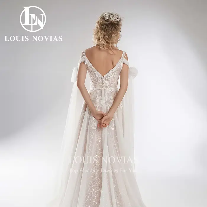 Robe de mariée en dentelle style bohème élégante avec bretelles spaghetti pour femmes enceintes occasions de mariage soirées de gala