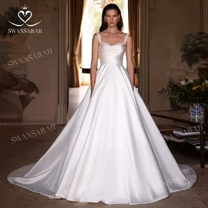 Robe De mariée sans manches