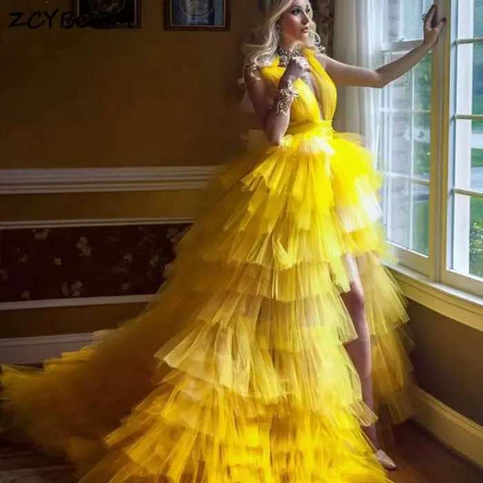 Robes de bal dorées 2026 pour femmes