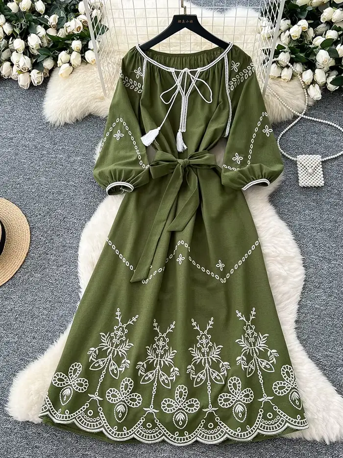 Robe de Style vacances bohème pour femmes