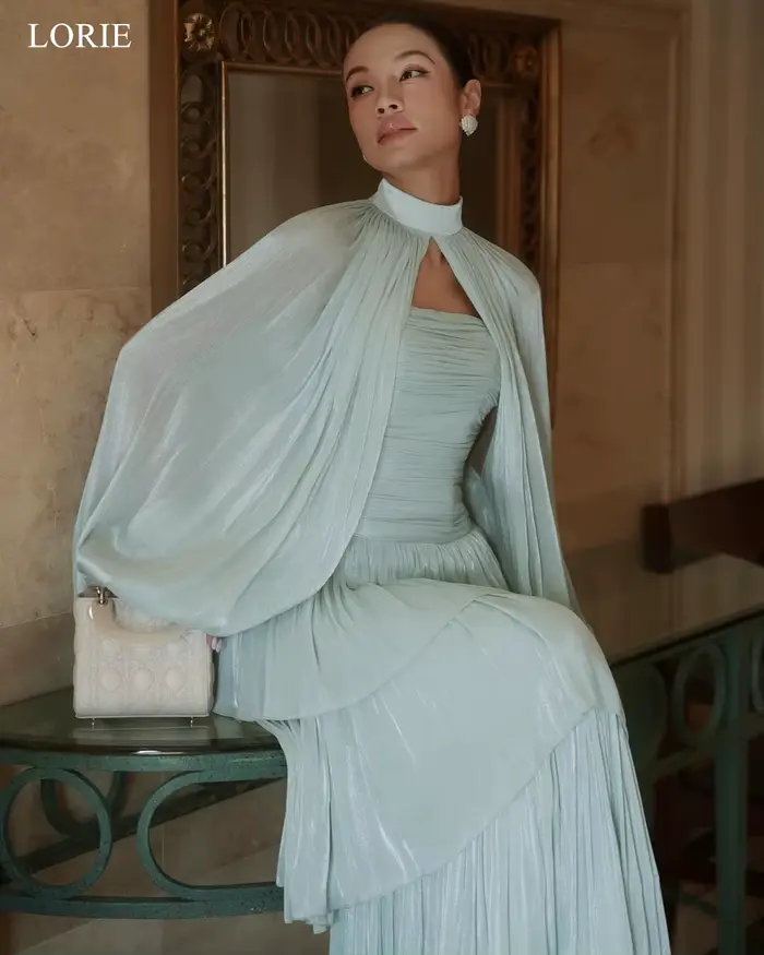 Robe de soirée élégante sans bretelles, sirène, plissée, décoration étagée, polyester, soutien-gorge intégré, pour soirée officielle, mariage, cocktail, prom, Noël, Saint-Valentin