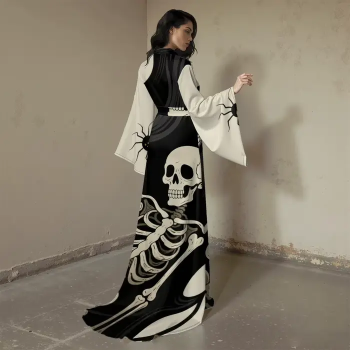 Robe fantaisie élégante à fente haute pour femmes