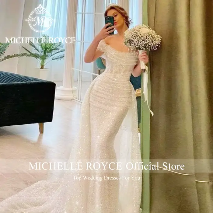 Michelle Royce-Robe de Mariée Sirène 2 en 1