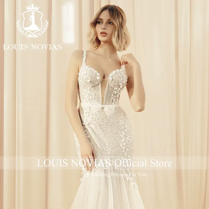 Modis-Robe de mariée sirène sexy