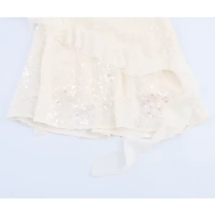 Mini Robe à Paillettes Mujer Camisole Élégante pour Femmes Luxe Dos Nu Été Soirées Plage Robe Courte