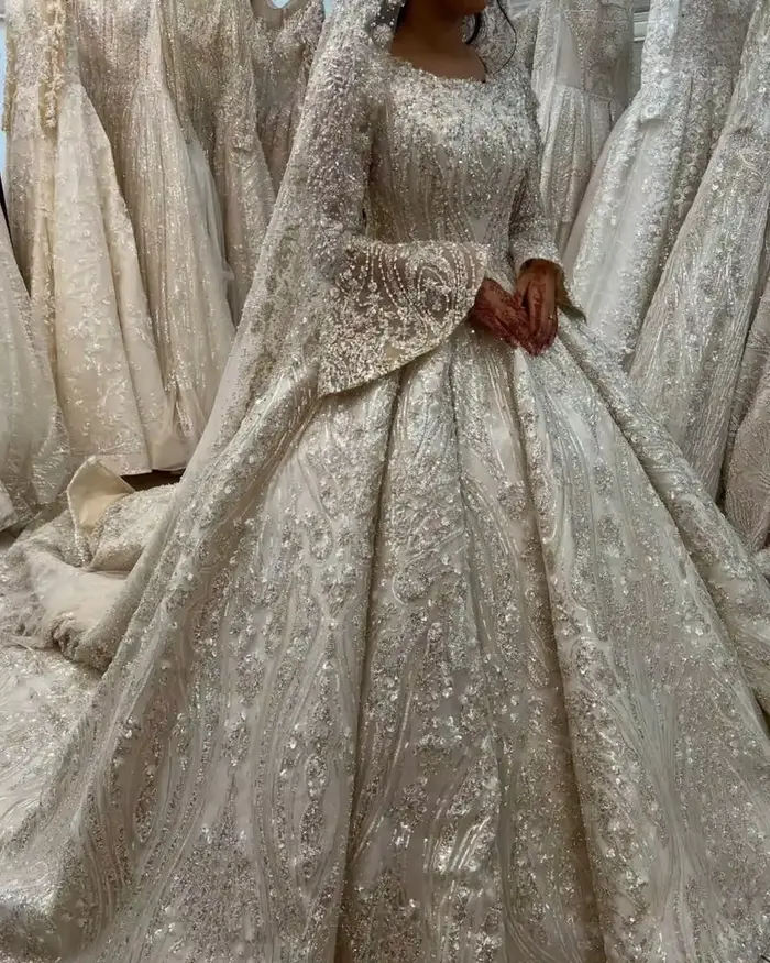 Robes de mariée musulmanes personnalisées