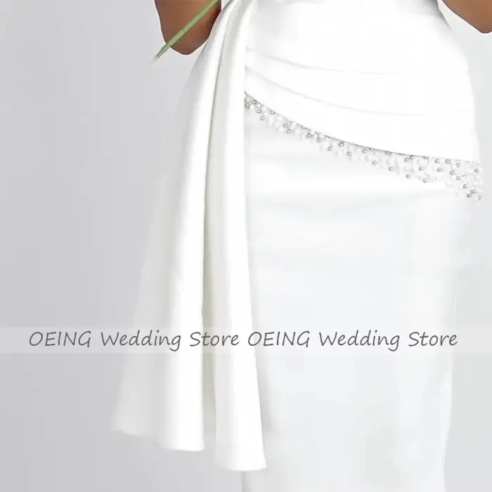 Robe de mariée fourreau/colonne courte