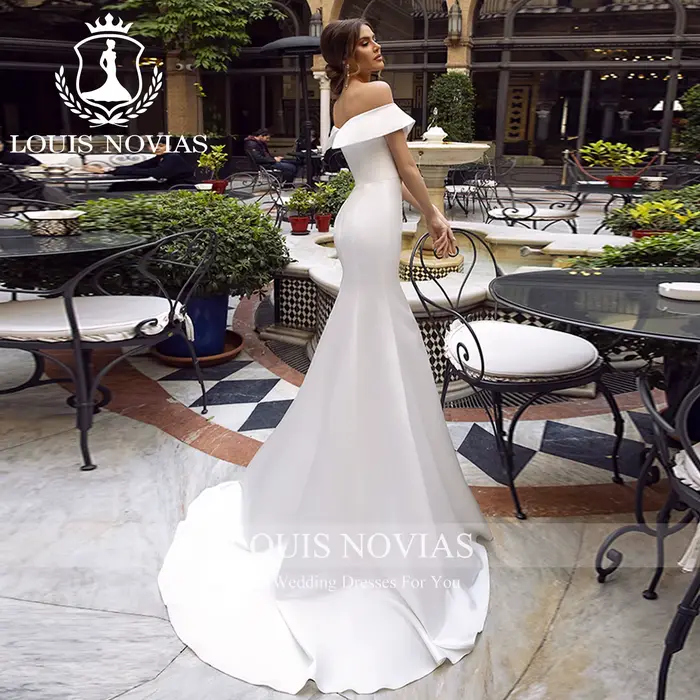 Modis-Robe de mariée sirène en satin