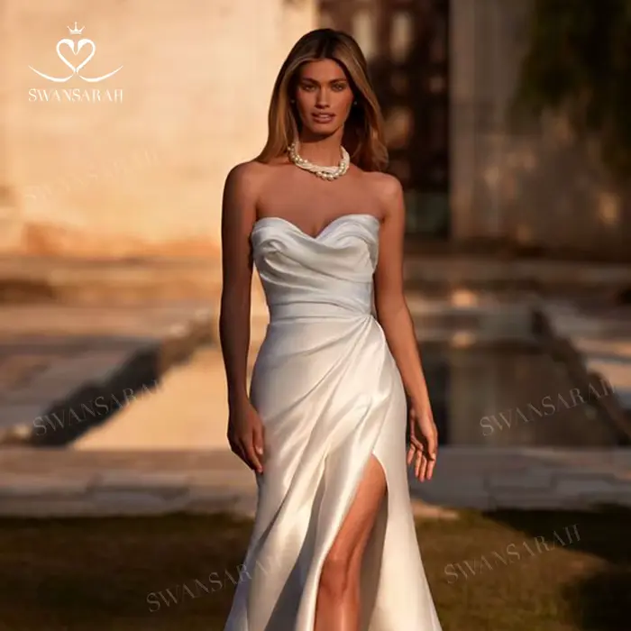 Robe De mariée Simple sans manches