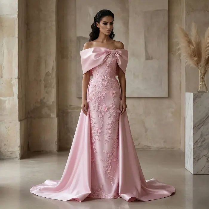 Robe de soirée élégante Sharon Said à épaules dénudées