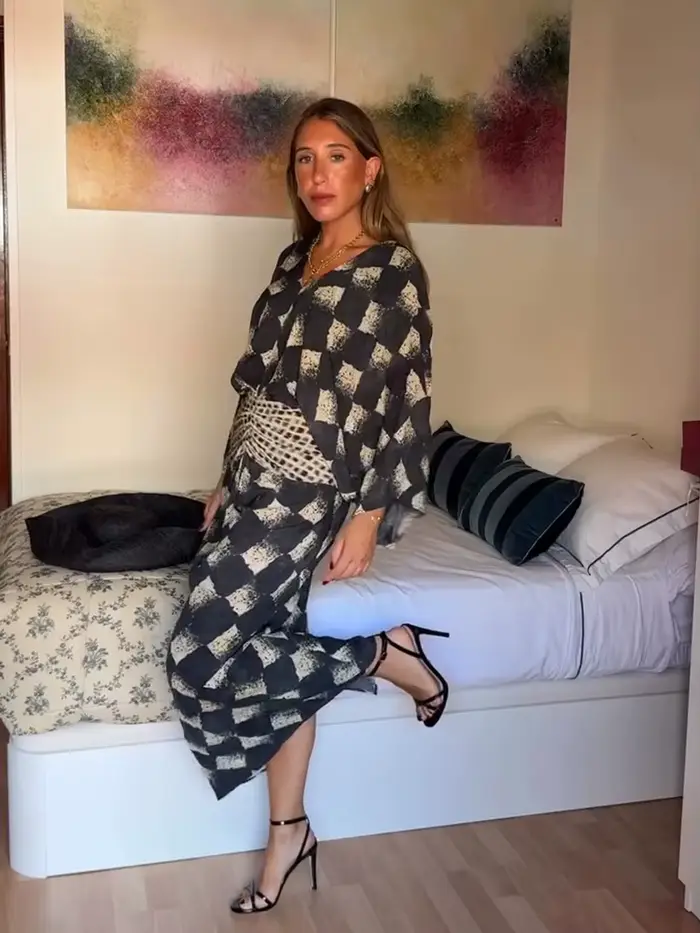 Robe Chic Imprimée pour Femme